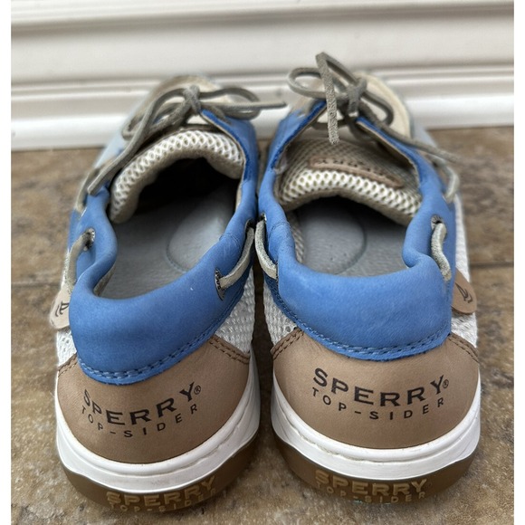 NIB Sperry Top-Sider Bluefish Blue/White Open Boat Shoes Womens Sz 11 M - Picture 6 of 7